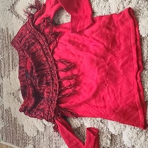 ❤️10/$10 Euc cute red sweater
